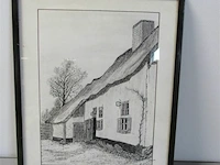 Originele pentekening emiel wouters 1975 ± 33x26 - afbeelding 3 van  4