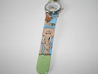 Originele polshorloge kuifje met etui - "kuifje in afrika" - afbeelding 5 van  9