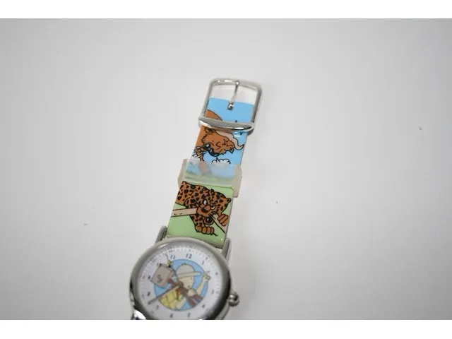 Originele polshorloge kuifje met etui - "kuifje in afrika" - afbeelding 6 van  9