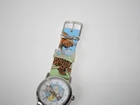 Originele polshorloge kuifje met etui - "kuifje in afrika" - afbeelding 6 van  9