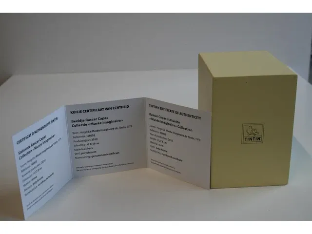 Originele 'rascar capac' - 28cm + certificaat - afbeelding 3 van  12