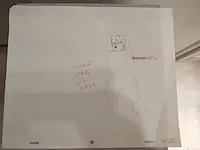 Originele tekening kuifje raket naar de maan - afbeelding 2 van  3