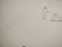 Originele tekening kuifje raket naar de maan - afbeelding 7 van  7