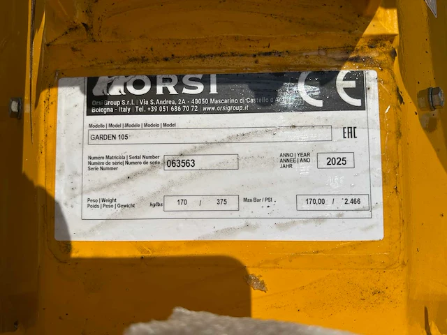 Orsi - garden 105 - garden 105 - mulcher - afbeelding 3 van  15