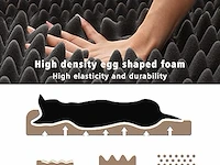 Orthopedisch hondenbed emme lichtgrijs 91.5x71x23cm - afbeelding 2 van  6