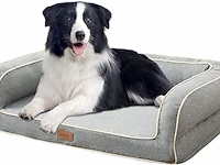 Orthopedisch hondenbed emme lichtgrijs 91.5x71x23cm - afbeelding 1 van  6
