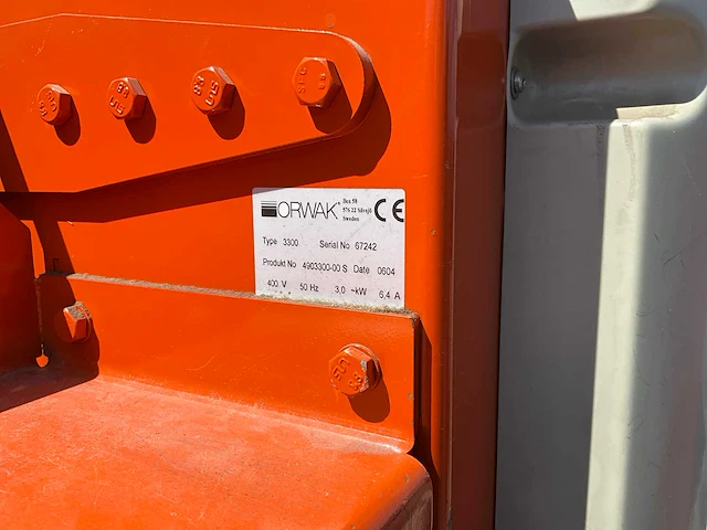 Orwak 3300 - papier shredder - afbeelding 8 van  8
