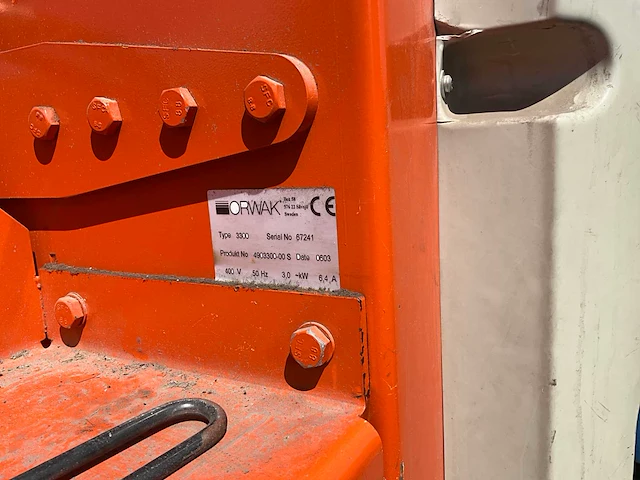Orwak 3300- papier shredder - afbeelding 8 van  9