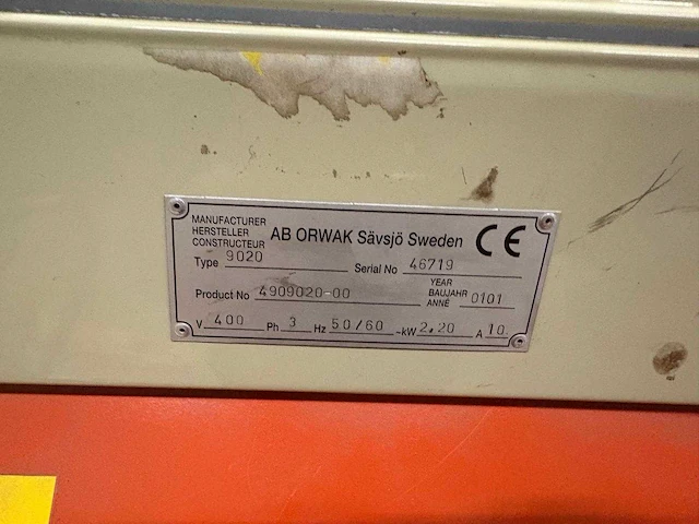 Orwak 9020 - papier shredder - afbeelding 6 van  6