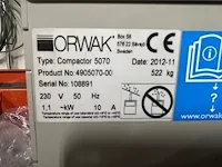 Orwak compactor 5070 balenpers - afbeelding 5 van  7