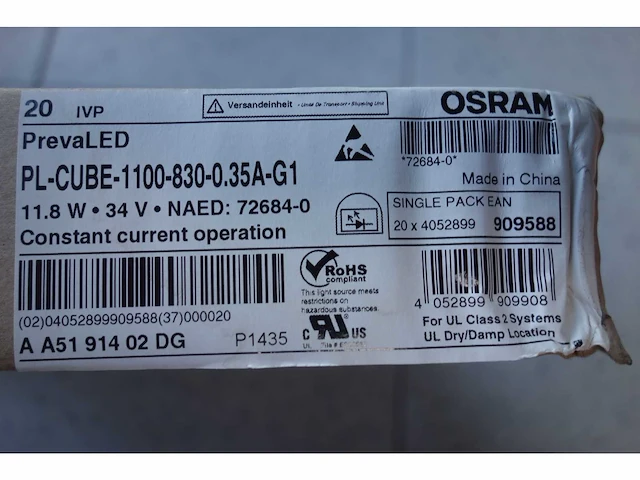 Osram 909588 prevaled (10x) - afbeelding 5 van  5