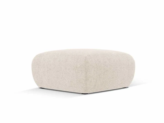 Ottoman - beige stof - afbeelding 2 van  4