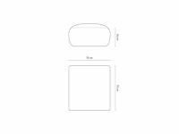 Ottoman - beige stof - afbeelding 4 van  4