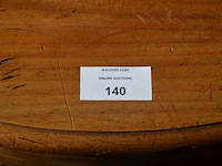 Oud tafeltje op rolvoet - afbeelding 3 van  6