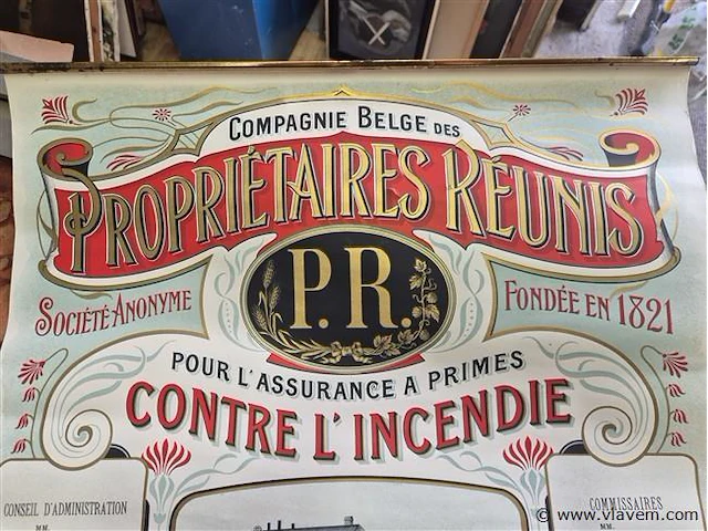 Oude affiche 48x68cm - afbeelding 2 van  5