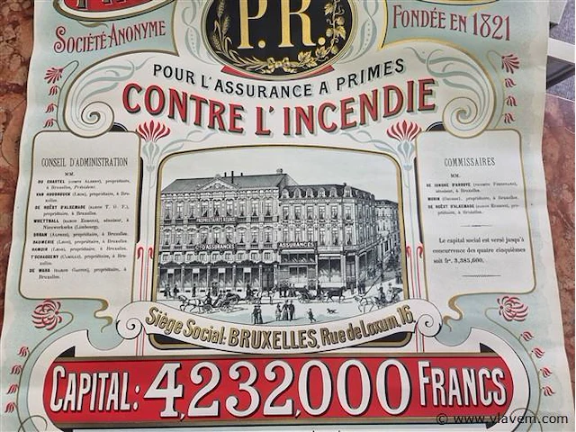 Oude affiche 48x68cm - afbeelding 3 van  5