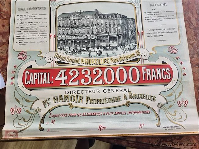 Oude affiche 48x68cm - afbeelding 4 van  5