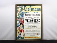 Oude affiche velokoers 1962