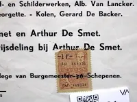 Oude affiche velokoers 1962 - afbeelding 3 van  3