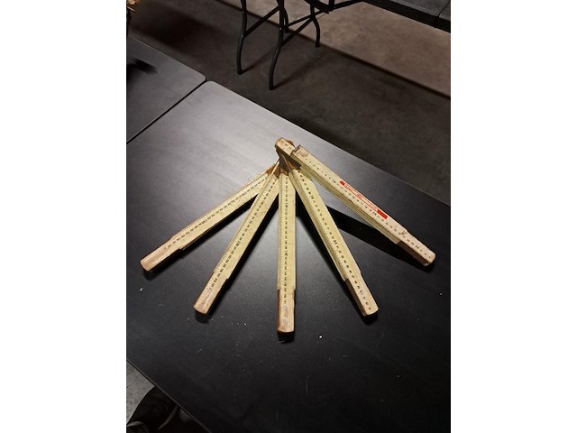 Oude antieke xxl plooimeter ( l 38 b 9) - afbeelding 4 van  5