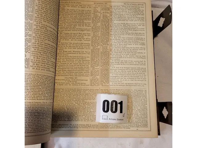 Oude bijbel family bible scott & henry met gravures - afbeelding 2 van  14