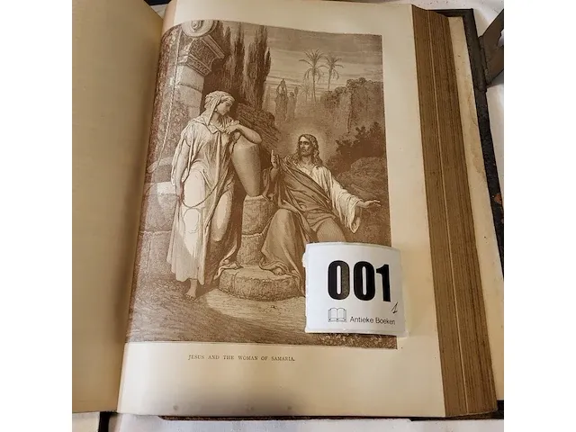 Oude bijbel family bible scott & henry met gravures - afbeelding 4 van  14