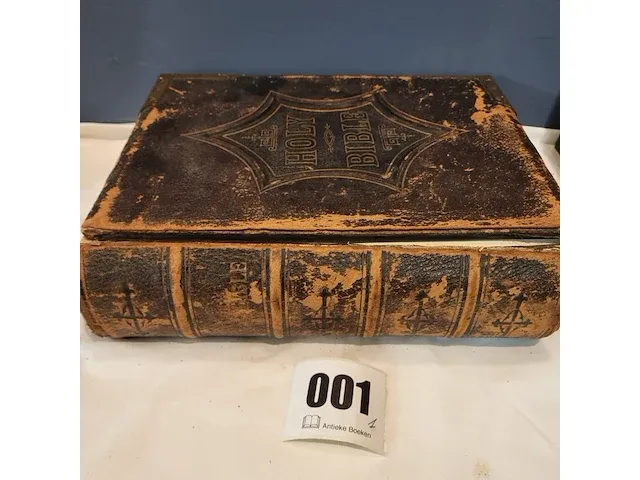 Oude bijbel family bible scott & henry met gravures - afbeelding 7 van  14