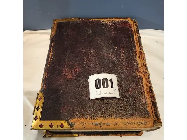 Oude bijbel family bible scott & henry met gravures - afbeelding 10 van  14