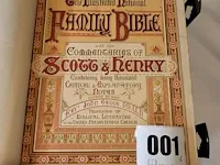 Oude bijbel family bible scott & henry met gravures - afbeelding 13 van  14