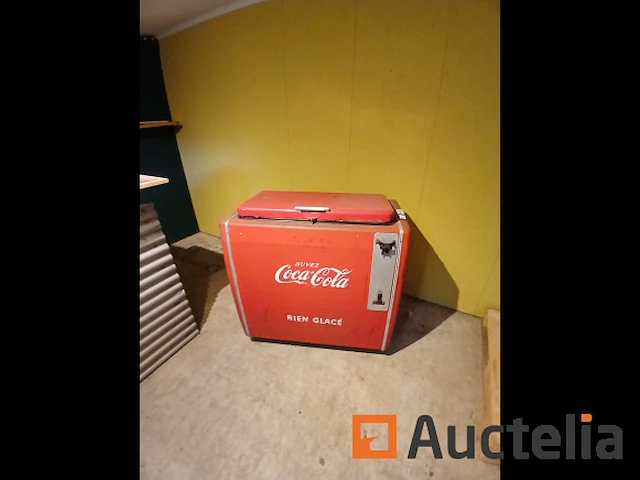 Oude coca cola dressoir koelkast - afbeelding 1 van  6