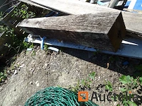 Oude eiken balk - afbeelding 1 van  3