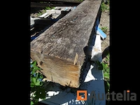 Oude eiken balk - afbeelding 2 van  3