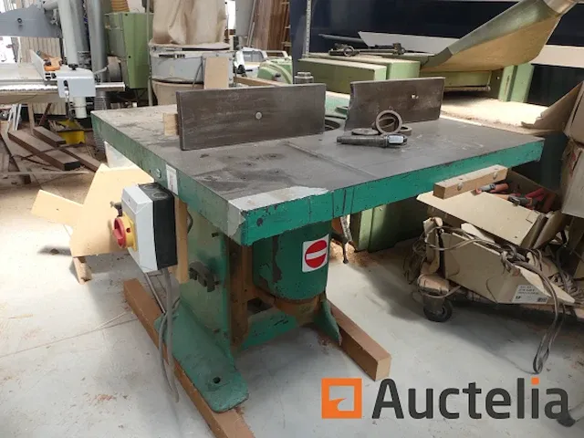 Oude houtfreesmachine merk en onbekend model - afbeelding 2 van  13