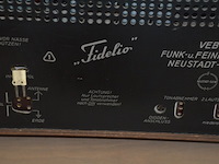 Oude huis radio fidelio - afbeelding 8 van  8