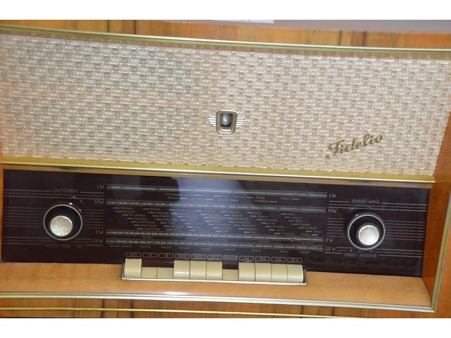 Oude huis radio fidelio - afbeelding 4 van  8