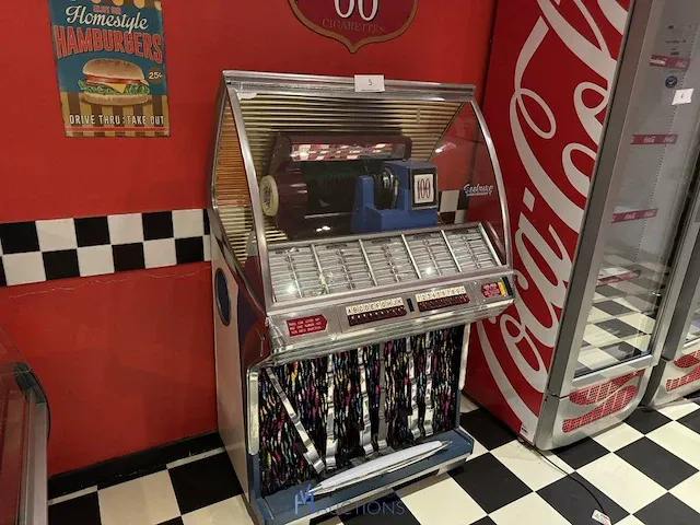 Oude jukebox seeburg - afbeelding 10 van  16