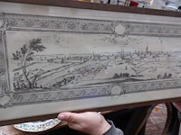 Oude kaart kortrijk - afbeelding 1 van  1