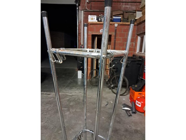 Oude kapstok chrome ( 174mm ) - afbeelding 4 van  5