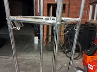 Oude kapstok chrome ( 174mm ) - afbeelding 4 van  5