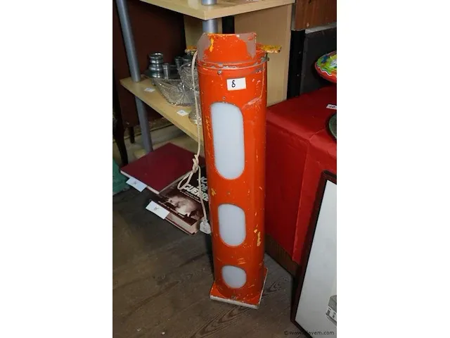 Oude kermislamp - afbeelding 1 van  1