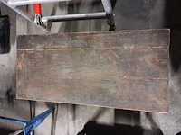 Oude koffer 990mm x 460mm x 480mm hoog - afbeelding 4 van  4