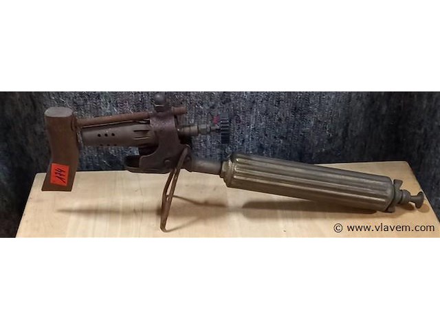 Oude koperen soldeerbout - afbeelding 1 van  1