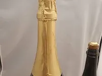 Oude leffe bierfles jeroboam en magnum fles zonder etiket - afbeelding 5 van  6