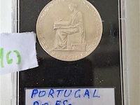 Oude munt zilver portugal - afbeelding 1 van  4