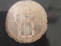 Oude munt zilver portugal - afbeelding 4 van  4