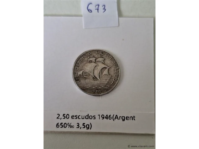 Oude munt zilver - afbeelding 1 van  2