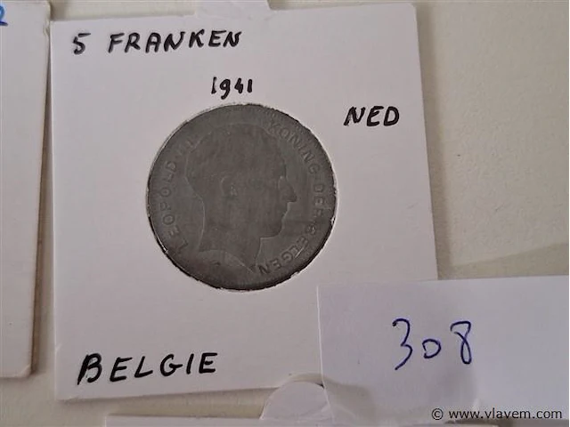 Oude munten belgië - afbeelding 4 van  10