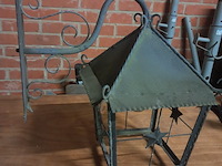 Oude muurlantaarn ( h 540mm l 520mm b 350mm ) - afbeelding 1 van  4