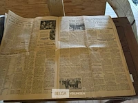 Oude oorlogskrant 1939 - afbeelding 2 van  2