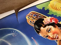 Oude poster spaanse dame - afbeelding 4 van  4